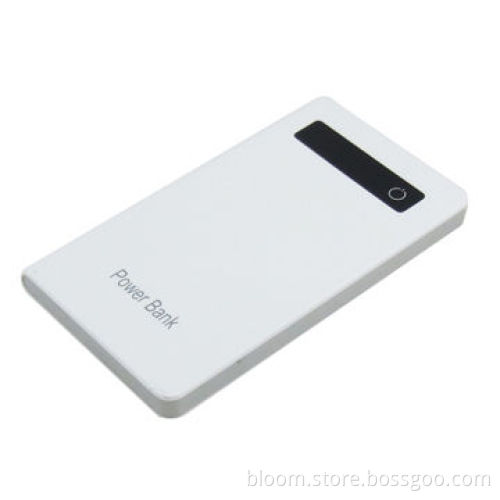 Universal Portable 5,000mAh Power Bank with LED Battery Display, Suitable for Smartphones